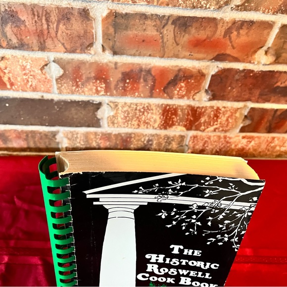 The Historic Roswell, Georgia Cookbook 1982 Spiral Bound -writing inside cover - Picture 5 of 9